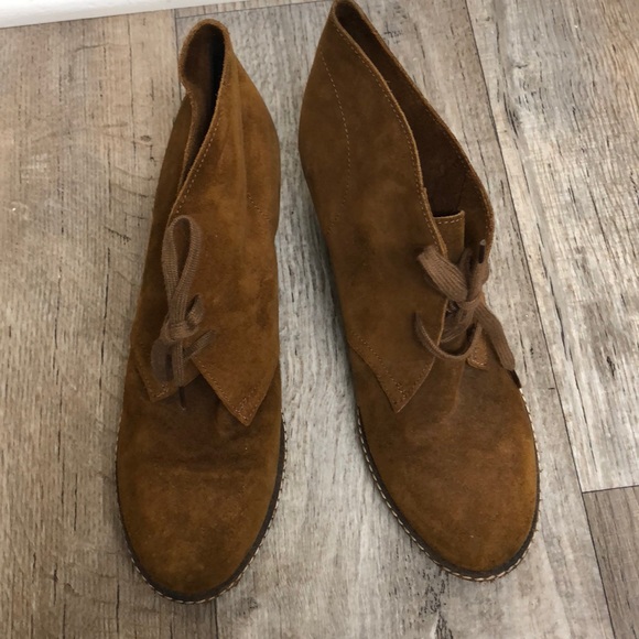 J.Crew Macalister Suede Wedge Boots size 10 - Picture 5 of 8